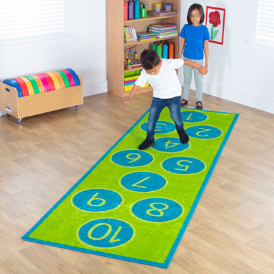 Hopscotch Carpet - 3m x 1m MAT1138 | Primary ICT