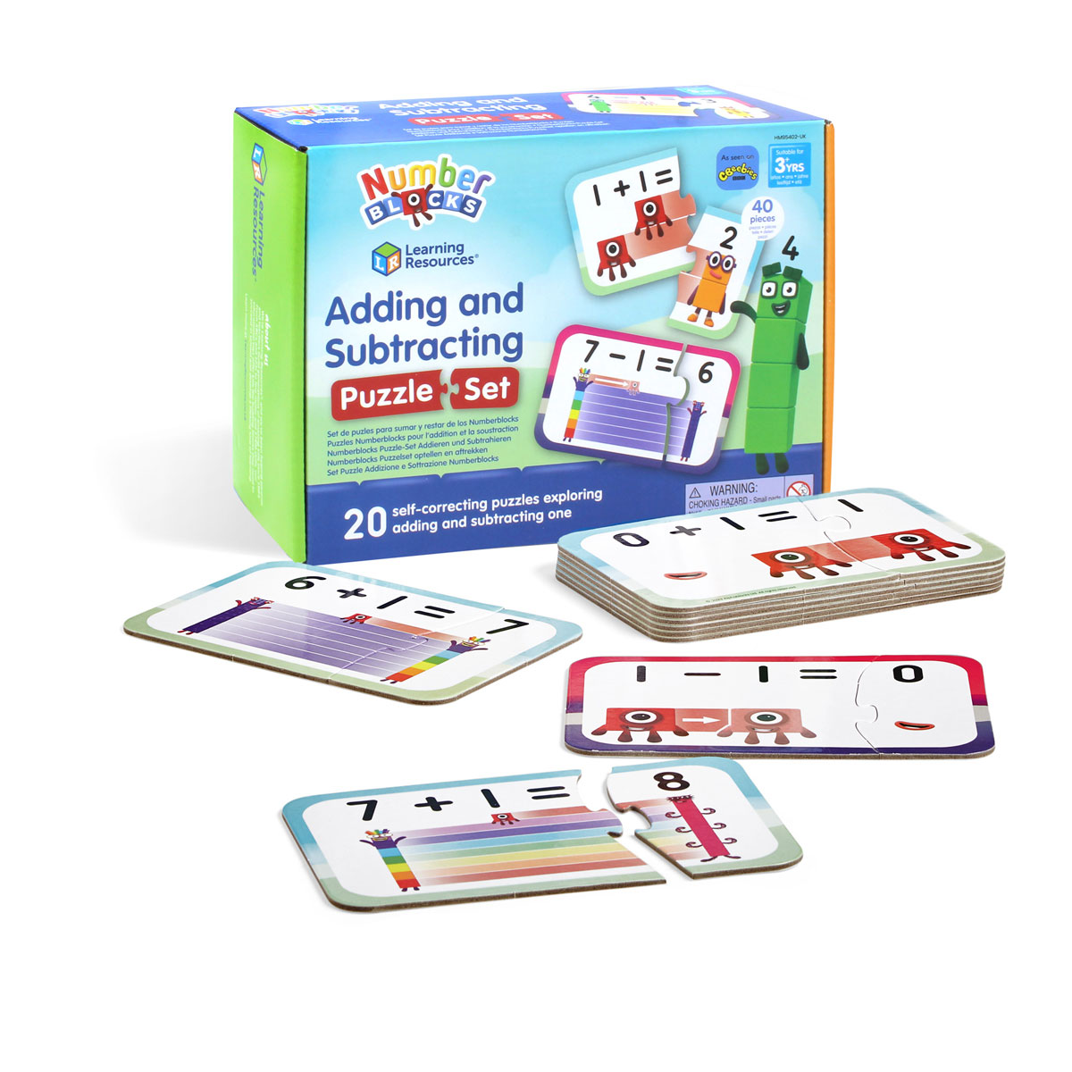 Numberblocks Adding and Subtracting Puzzle Set H2M95402-UK | Primary ICT