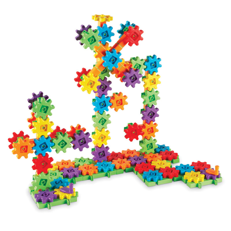 Learning Resources Bucket of Gears 150 Pc Building Manipulative Motor Skill  Toys