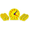 Big Time Classroom Geared Clock Bundle - includes 1x Teacher & 24x Mini Clocks - by Learning Resources - LER2102