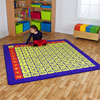 100 Square Multiplication Grid Carpet - 2x2m - MAT002