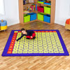 100 Square Multiplication Grid Carpet - 2x2m - MAT002