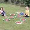 Back to Nature Counting Ladybird Outdoor Play Mats - Set of 24 (40x40cm each) - BN0111