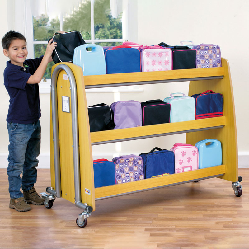 Tuf2 Single Lunchbox Trolley - Holds 30 Lunchboxes (Supplied Flat ...