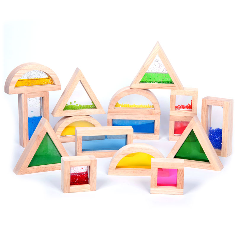 Large Sensory Shape Block Set - Set of 16 CD73281 | Primary ICT