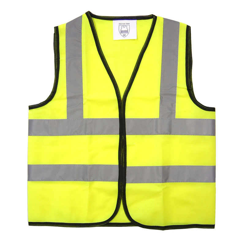 Children's Hi-Vis Waistcoat - Yellow - Medium (7-9 years) MB1022 ...