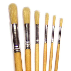 Buy School Round Brushes - Long | Primary ICT for Home, Schools & Education