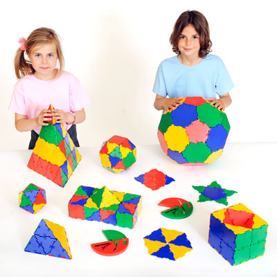 Polydron School Geometry Set - Set of 270 Pieces 10-3020 | Primary ICT