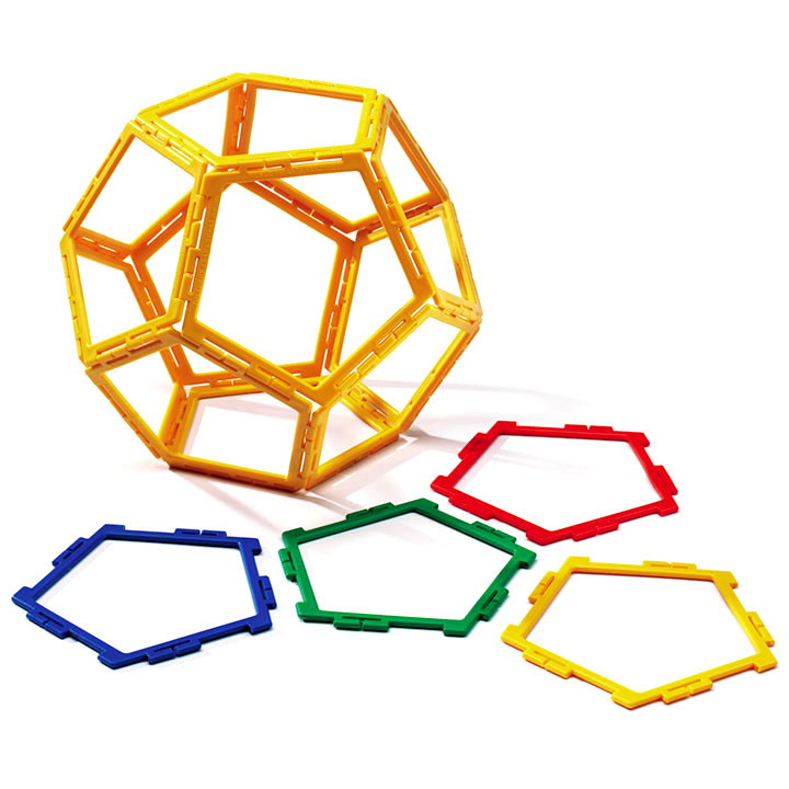 Polydron Frameworks Pentagons - Set of 40 10-F500 | Primary ICT