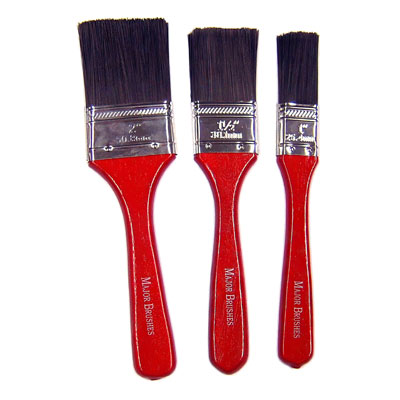 Decorating/Varnish Brushes  - Mixed Set of 3 - MB326-3
